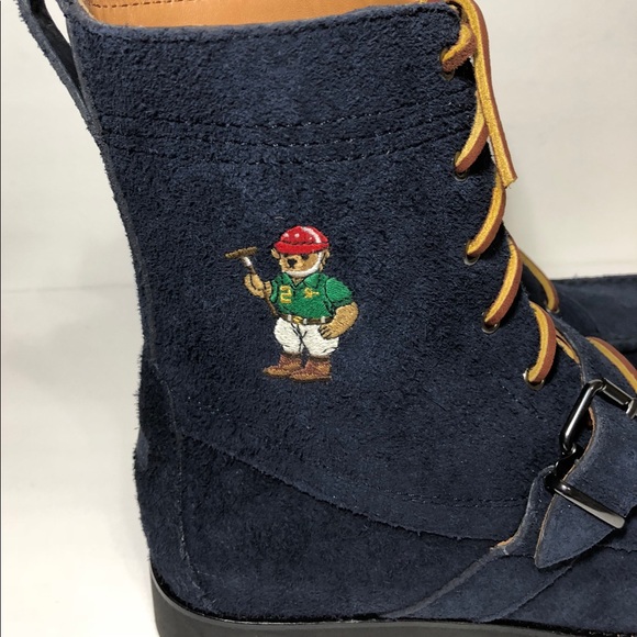 blue polo boots